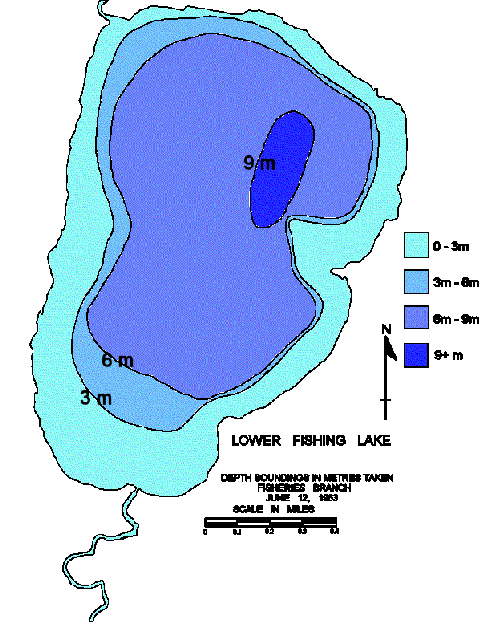 Lesser Lake Depth Chart